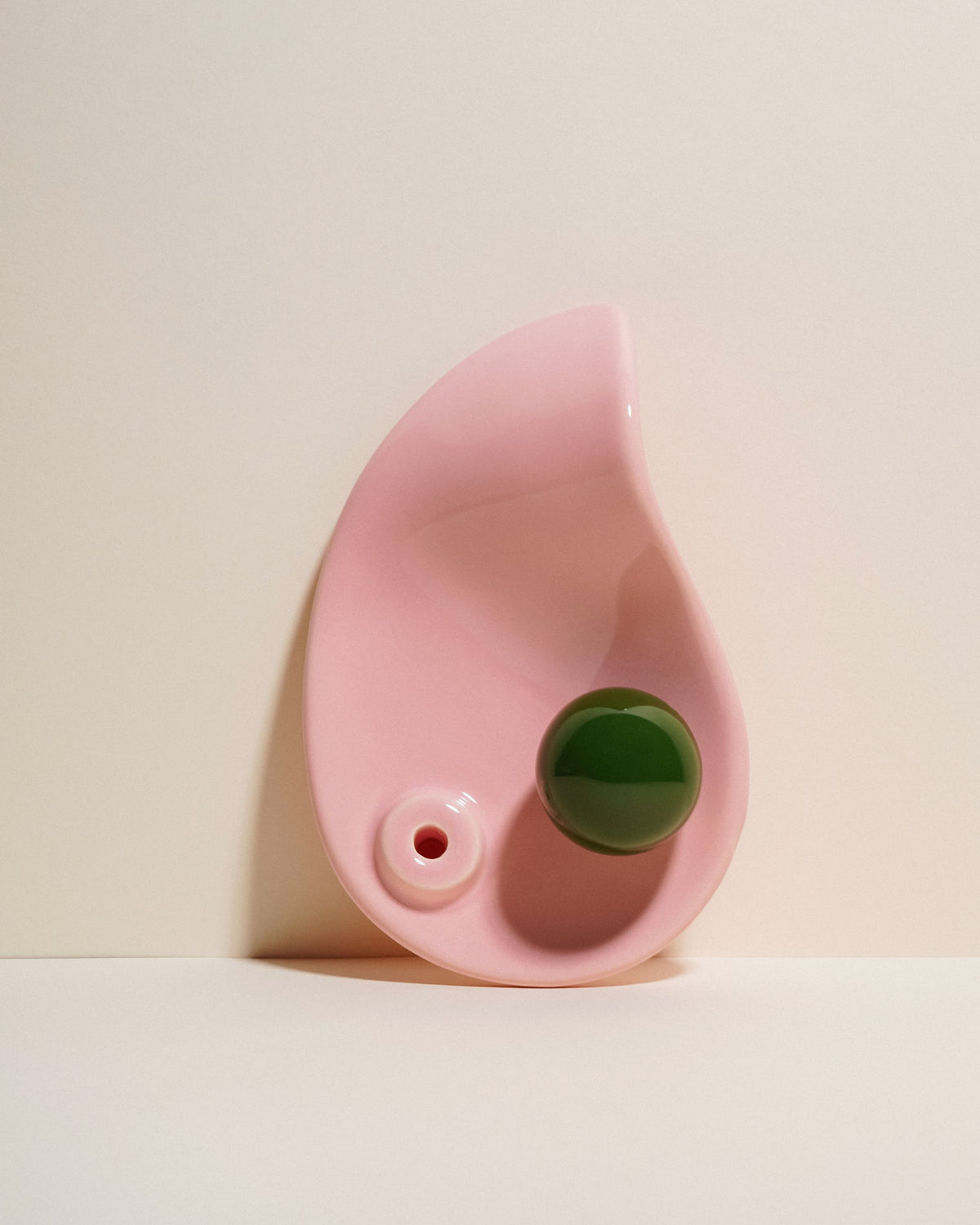 Różowa ceramiczna podstawka na kadzidła AUURA CANDY